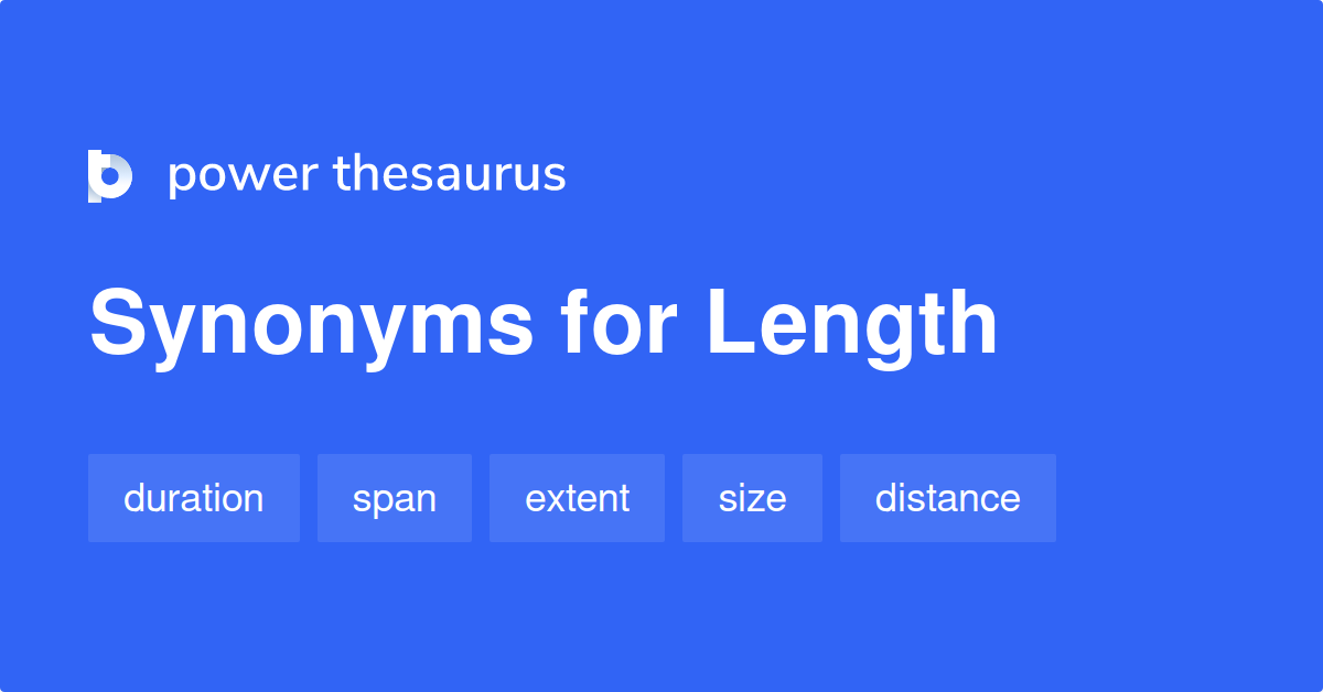 length synonym