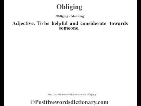 define obliging