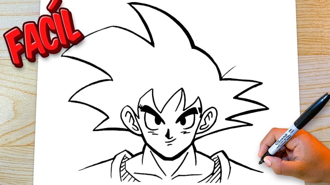 imagenes de goku para dibujar