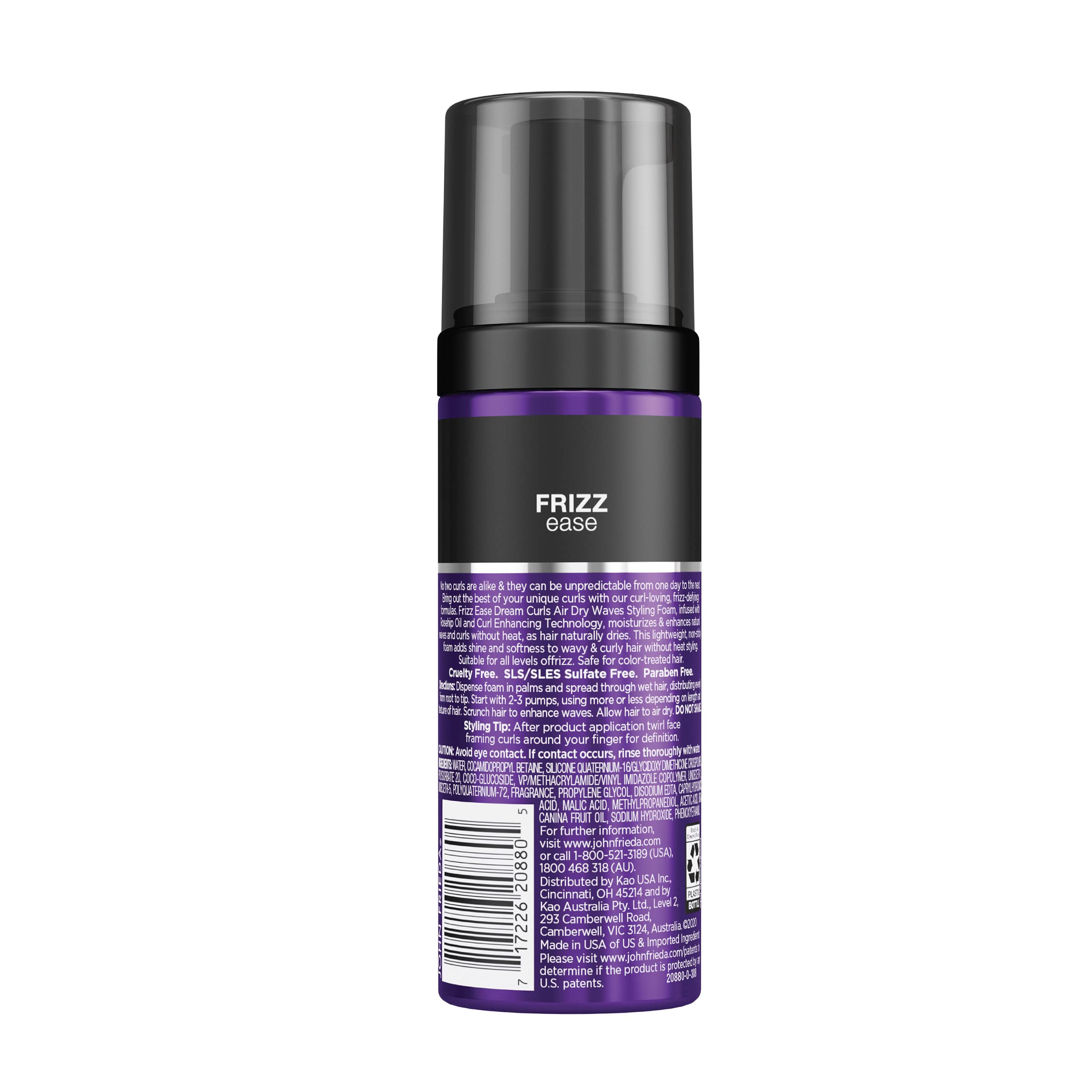 john frieda air dry waves styling foam