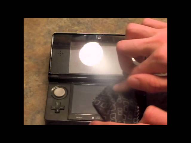 how to clean 3ds xl