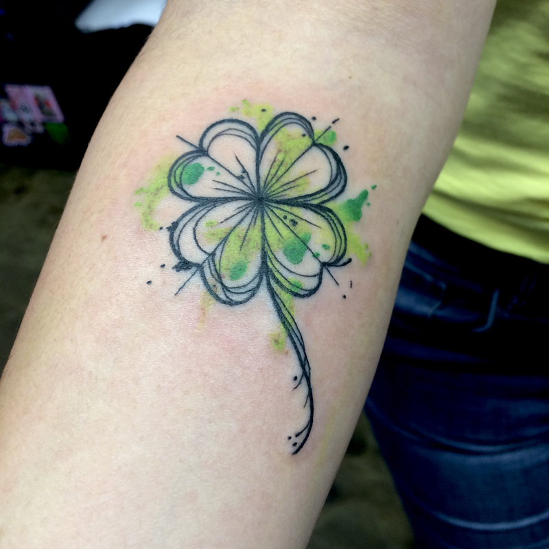 irish shamrock tattoo