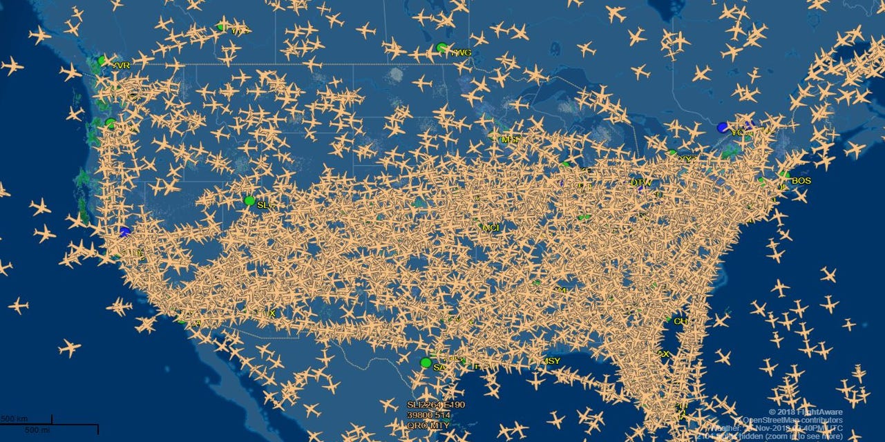 live airplane tracker