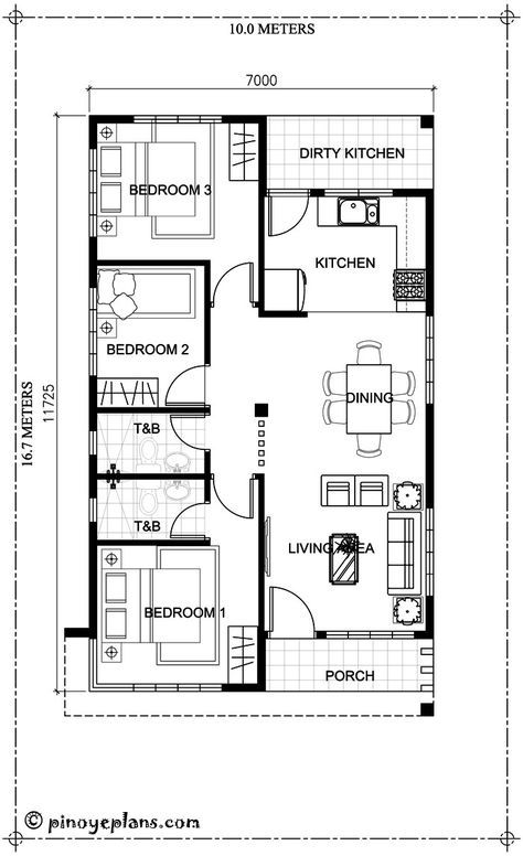 1 floor house plans