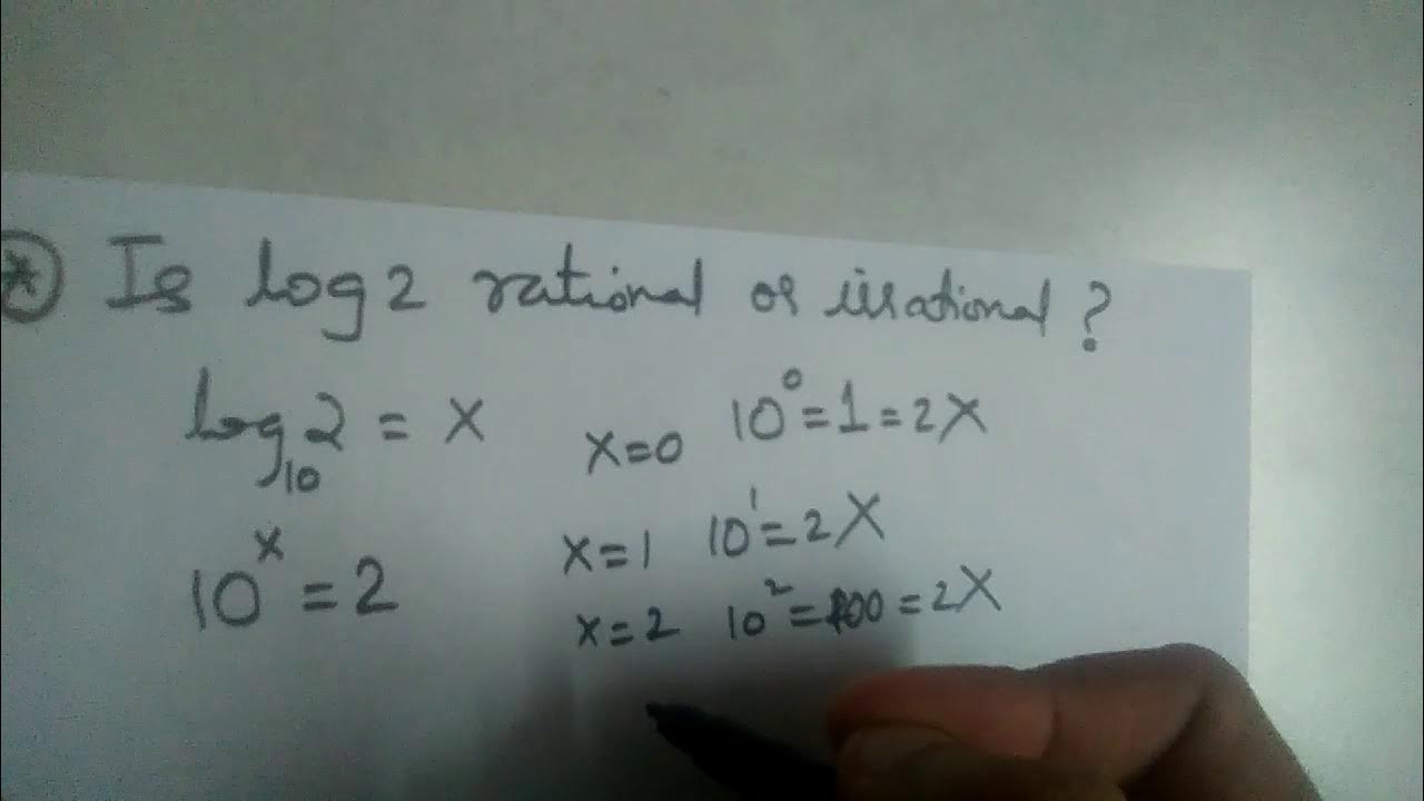 log2 is rational or irrational