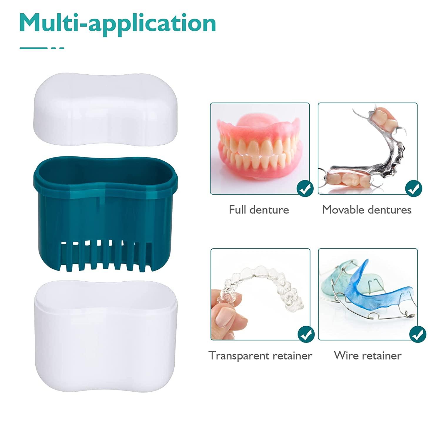 denture cleaner container