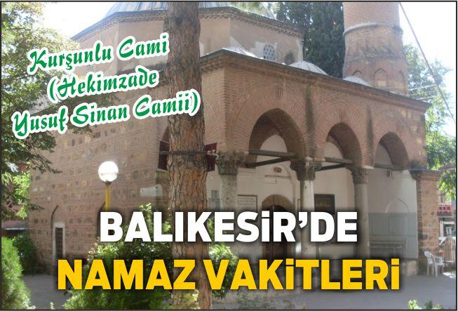 balikesir namaz vakitleri