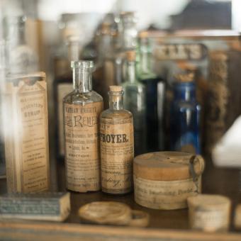 antique medicine bottles