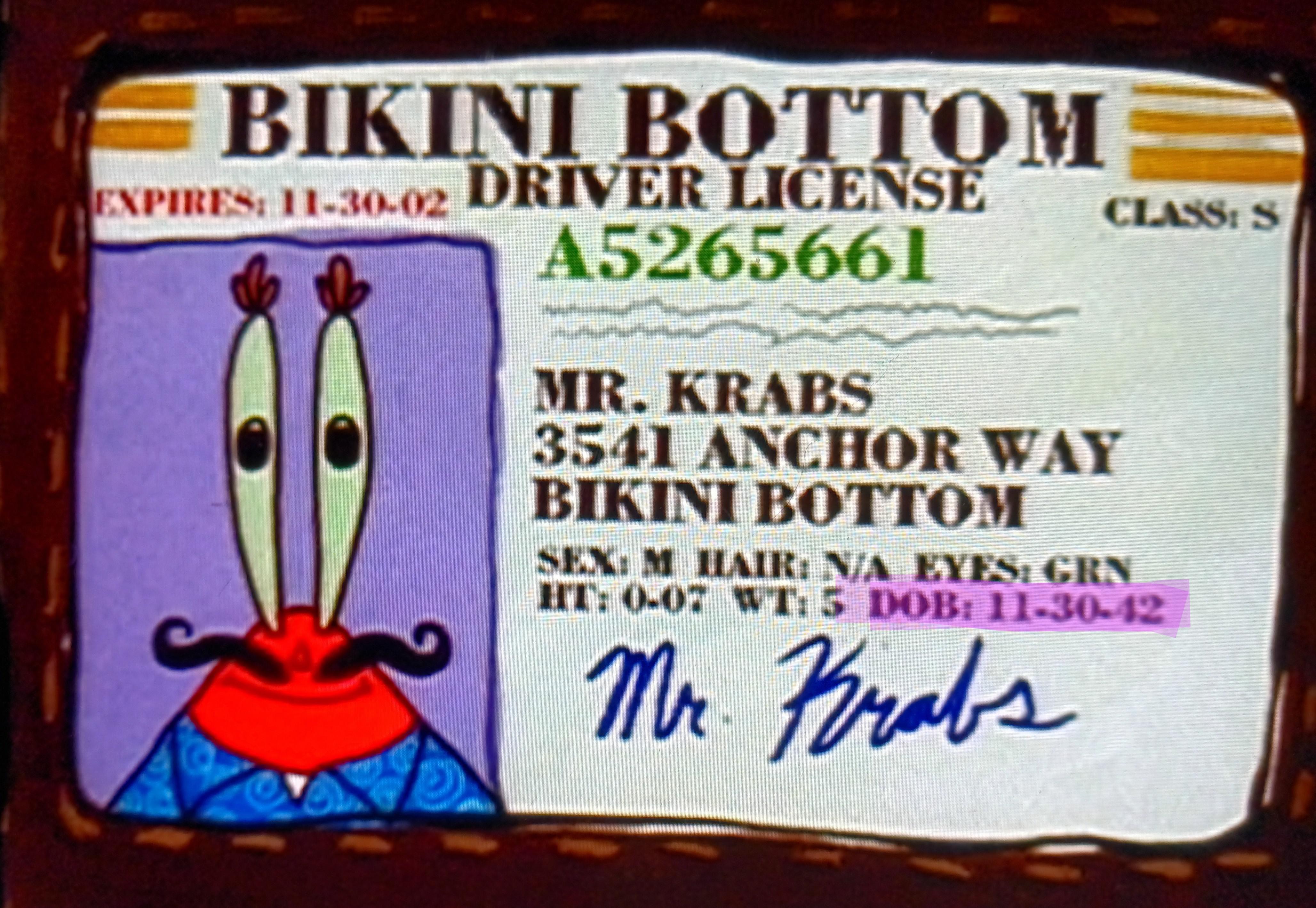 how old is mr krabs from spongebob