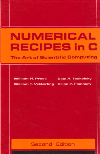 numerical recipes the art of scientific computing