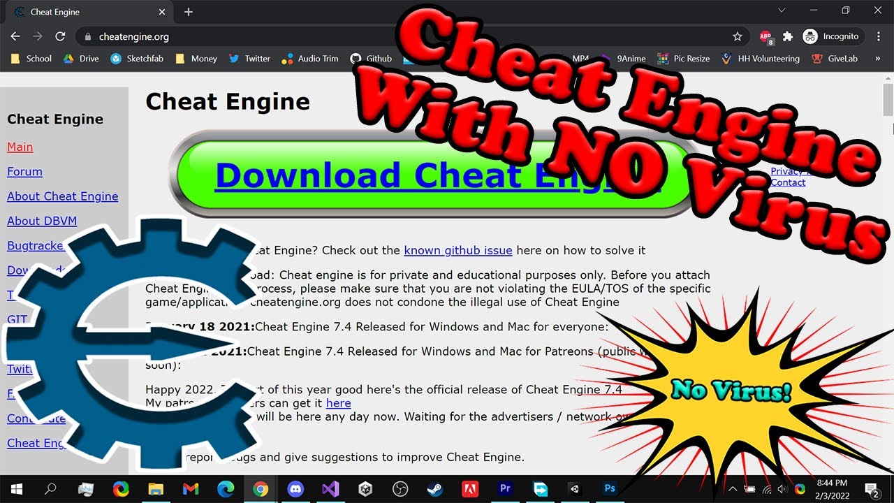 cheat engine 7.4