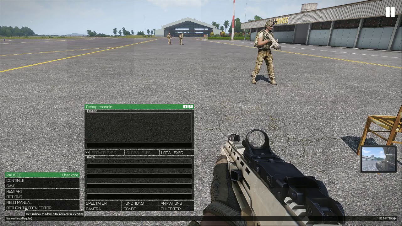 arma 3 live feed