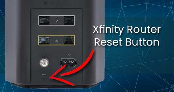 how to reset xfinity wifi router