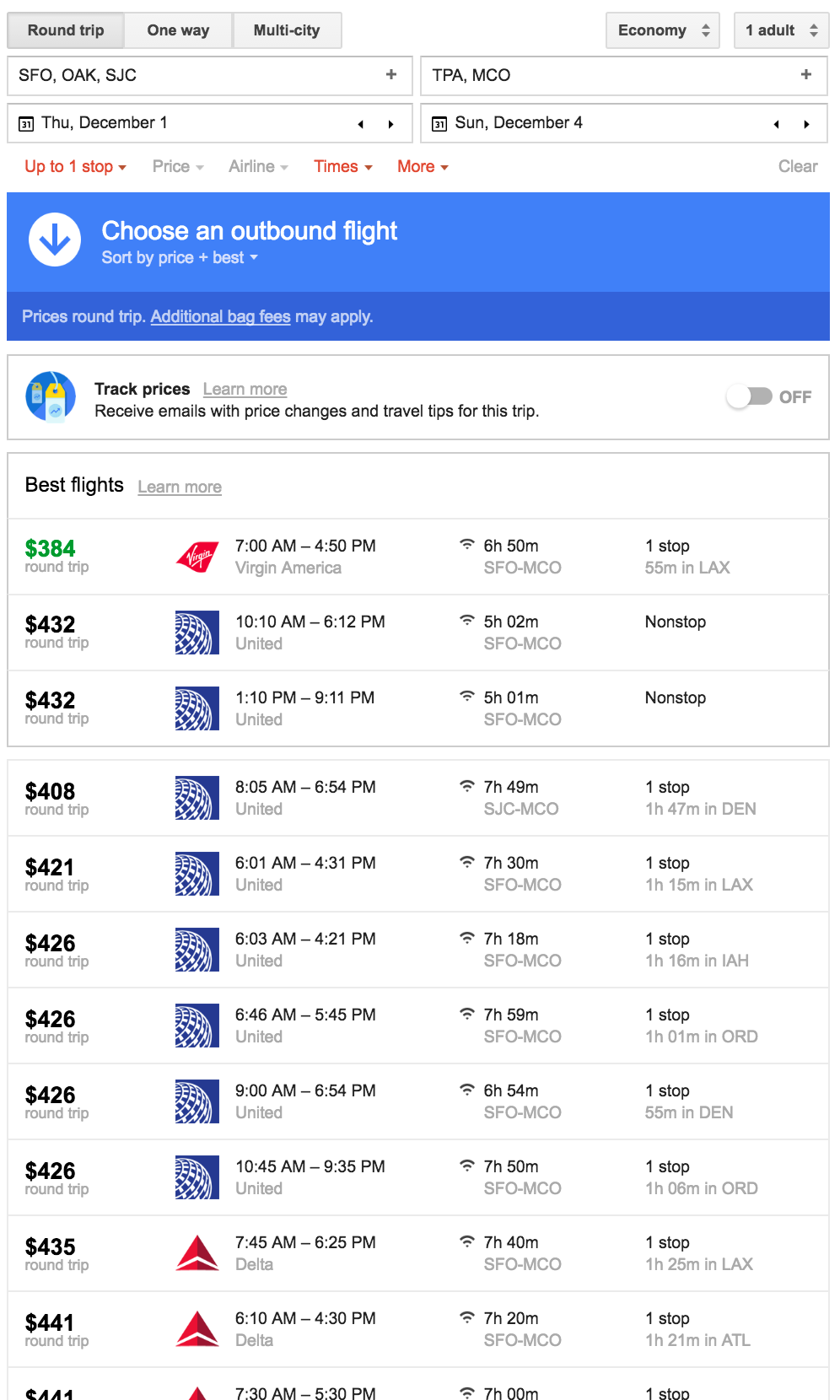 google flights com