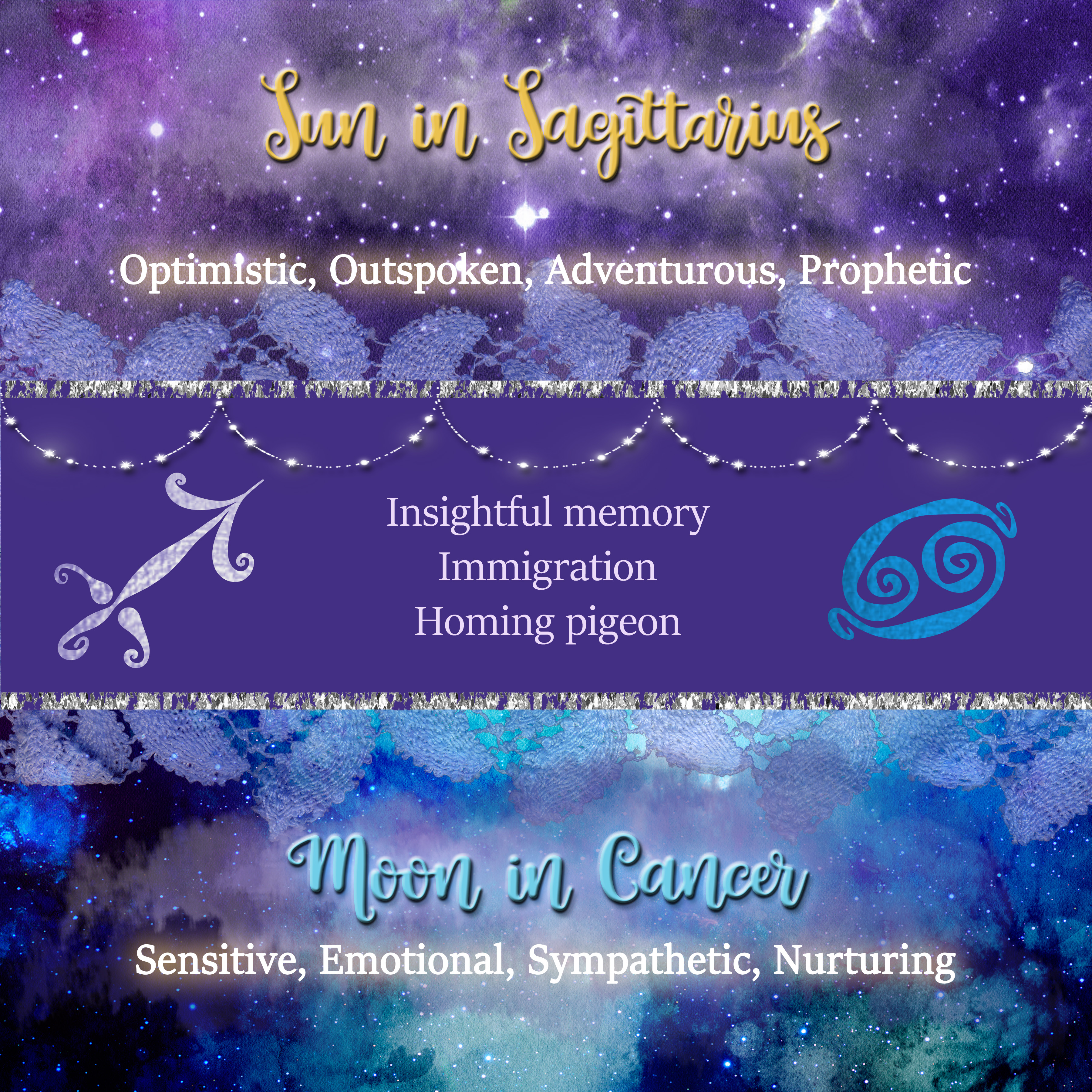 sun cancer moon sagittarius