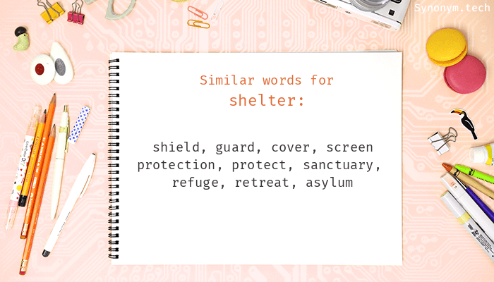 shelter synonyms