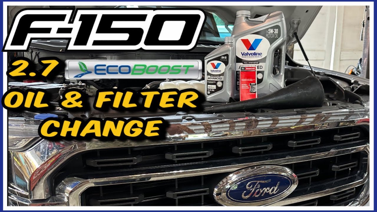 2022 f150 2.7 oil capacity