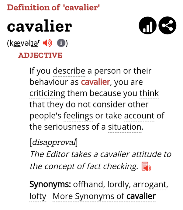 cavalier meaning