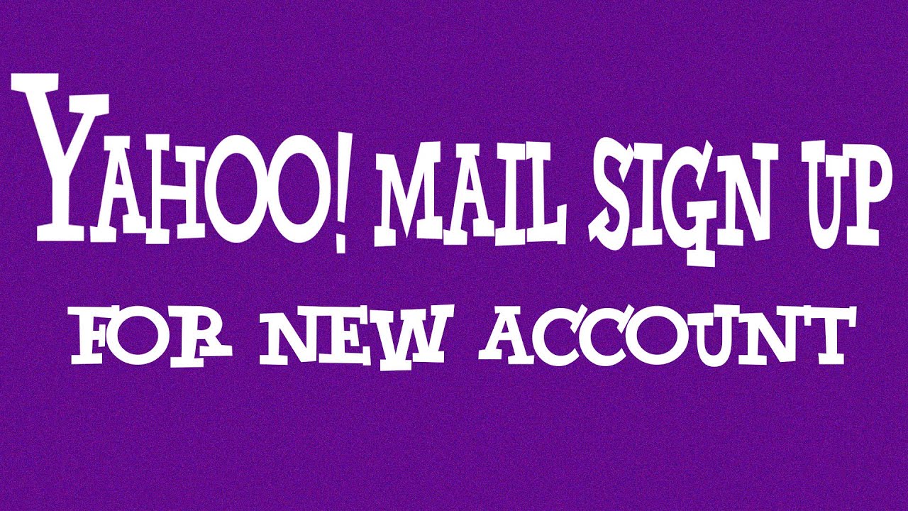 yahoo mail sign up