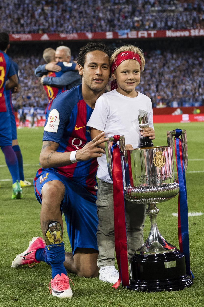 neymar and son