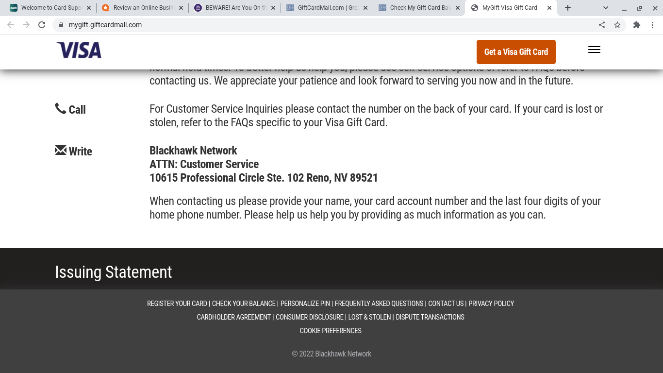 mygift.giftcardmall.com scam