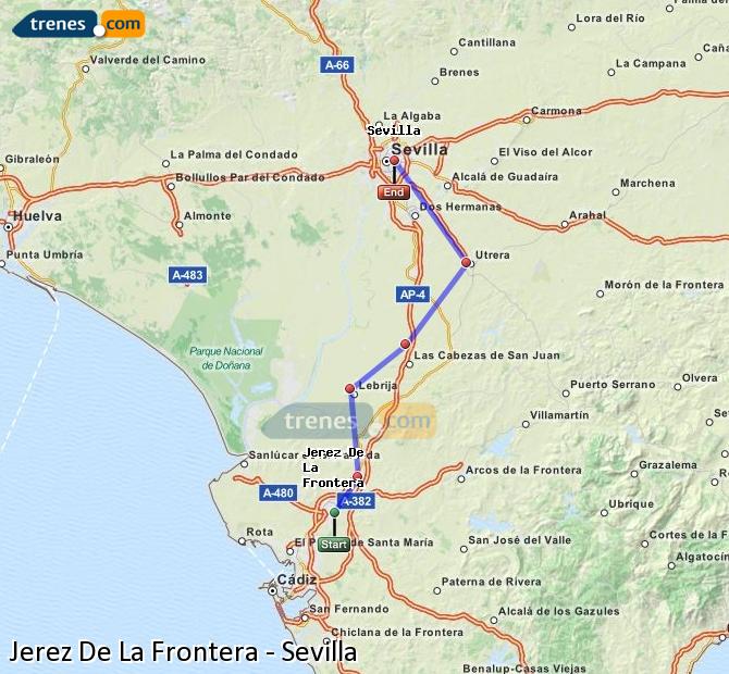 jerez to seville train