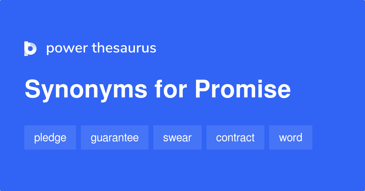 synonyms for promise