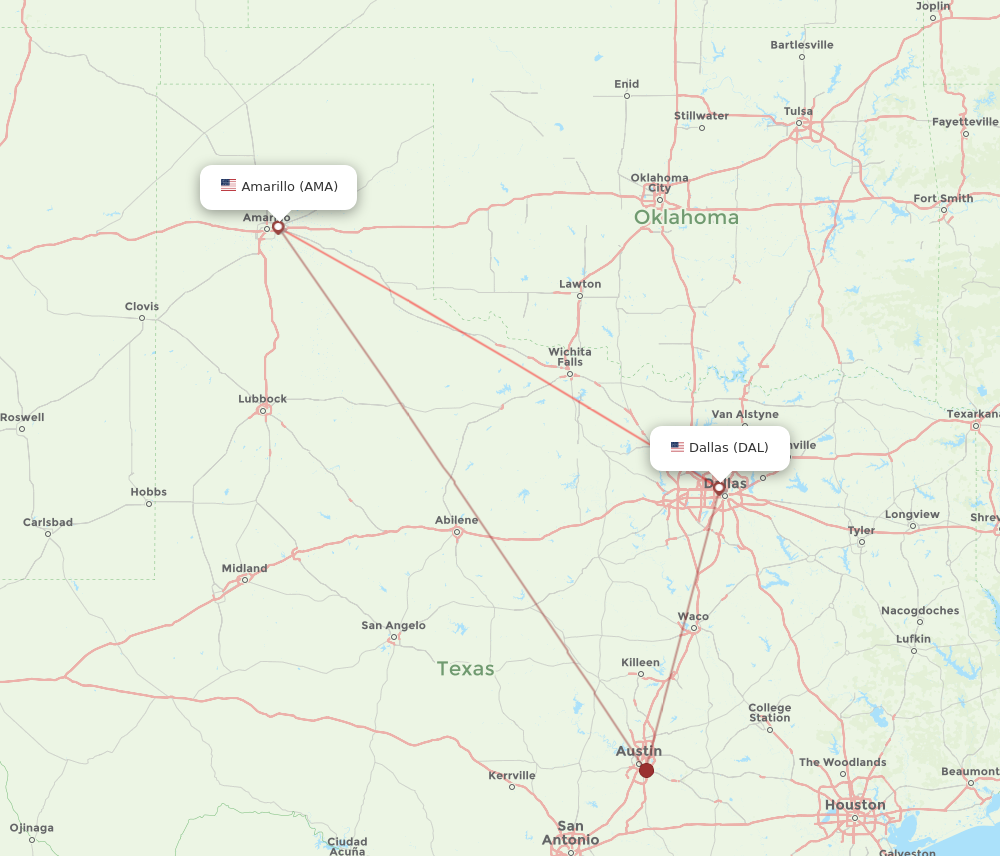 dallas to amarillo flights