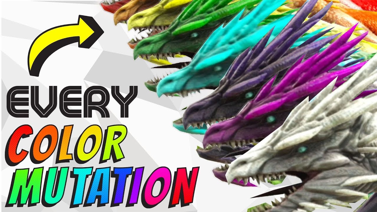 ark dino colors