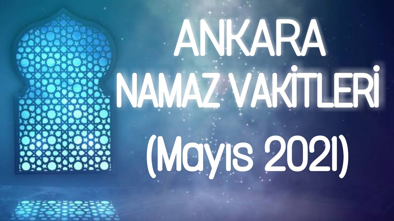 ankara namaz vakitleri 2022