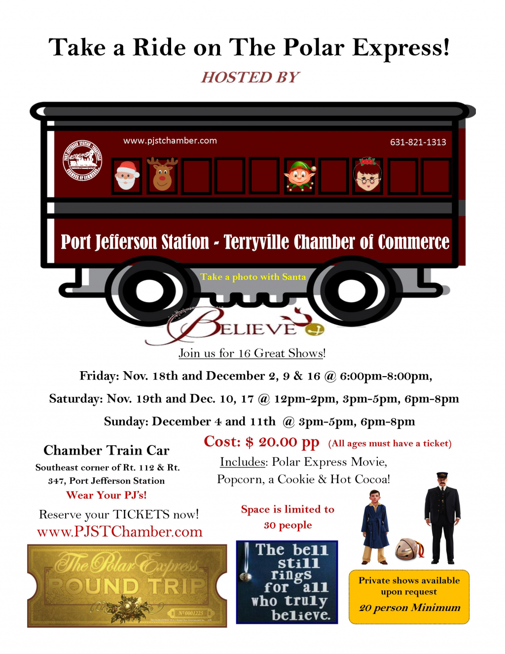 port jefferson polar express