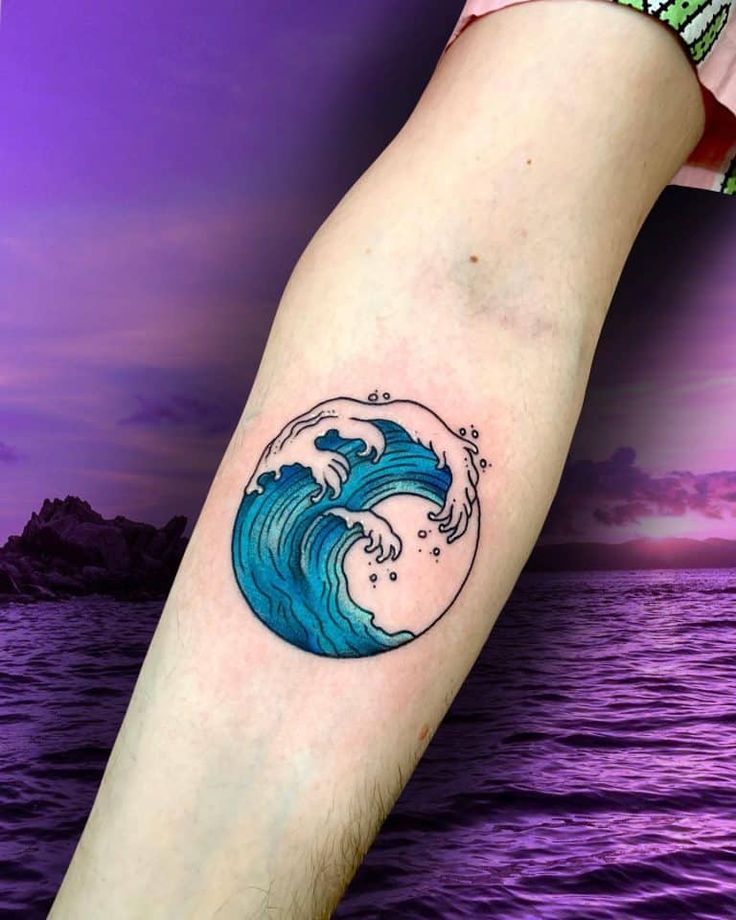 tattoo of waves