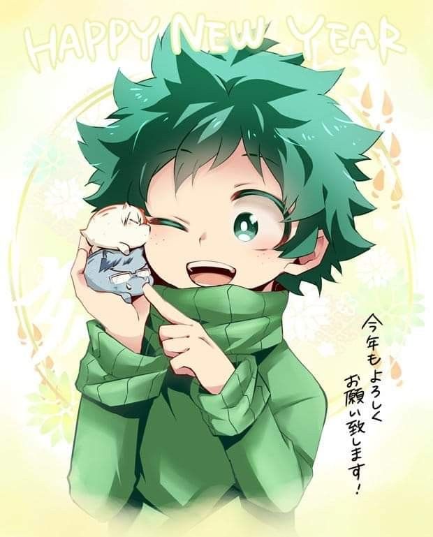 dibujos de deku kawaii