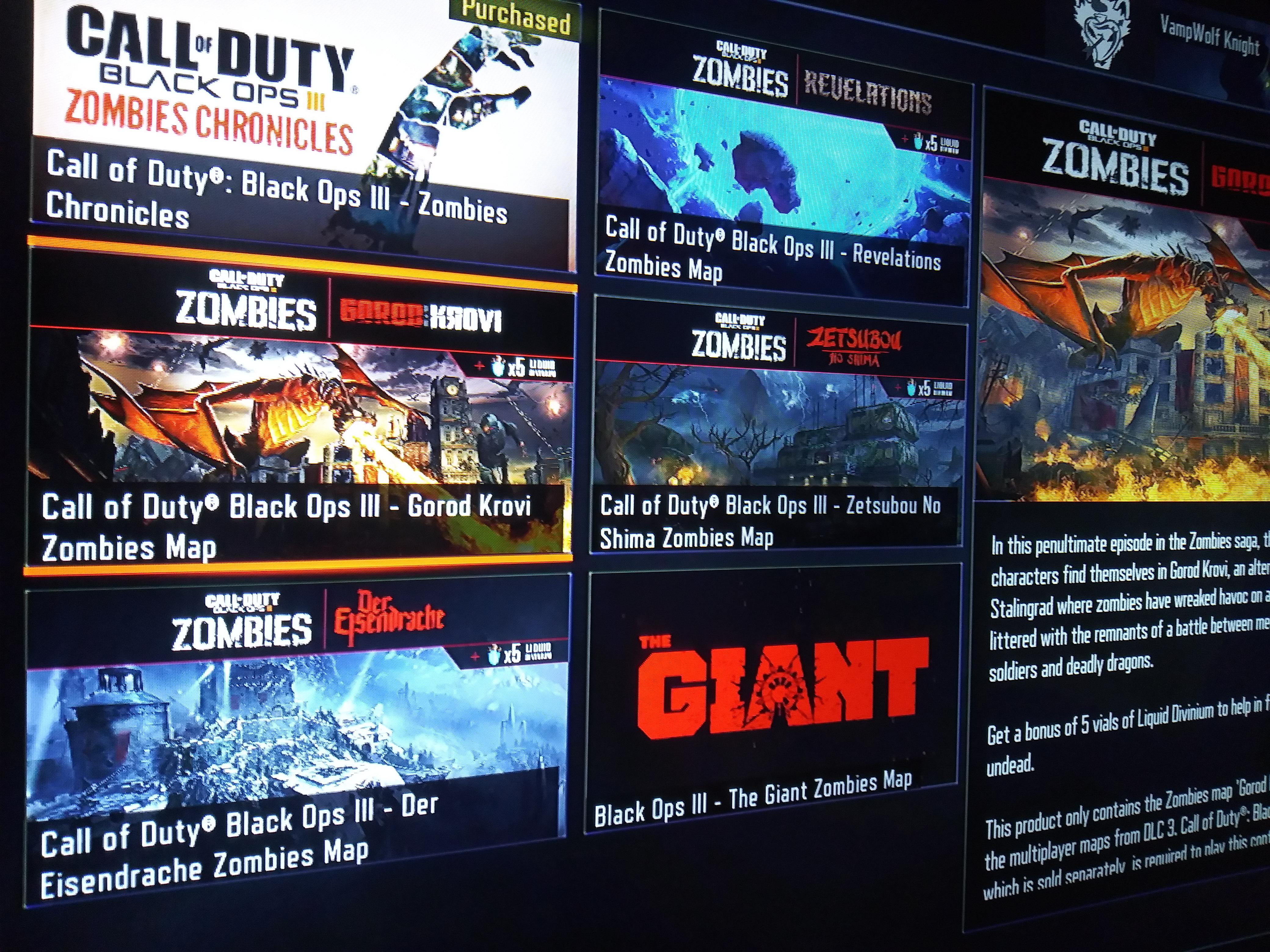 bo3 zombie map