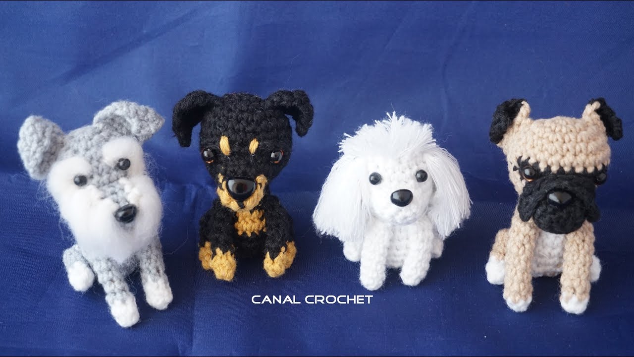 perro amigurumi