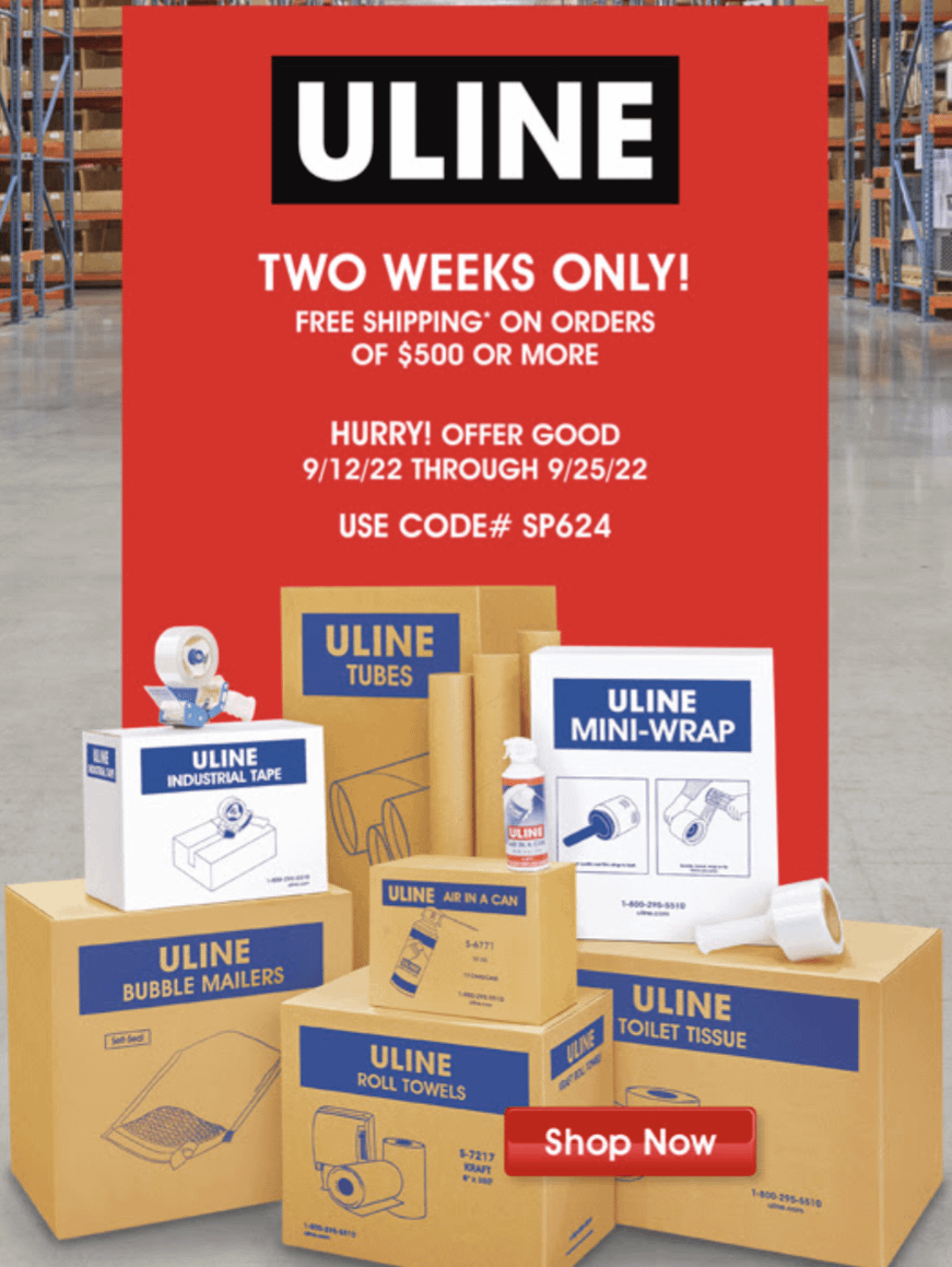 uline free offer