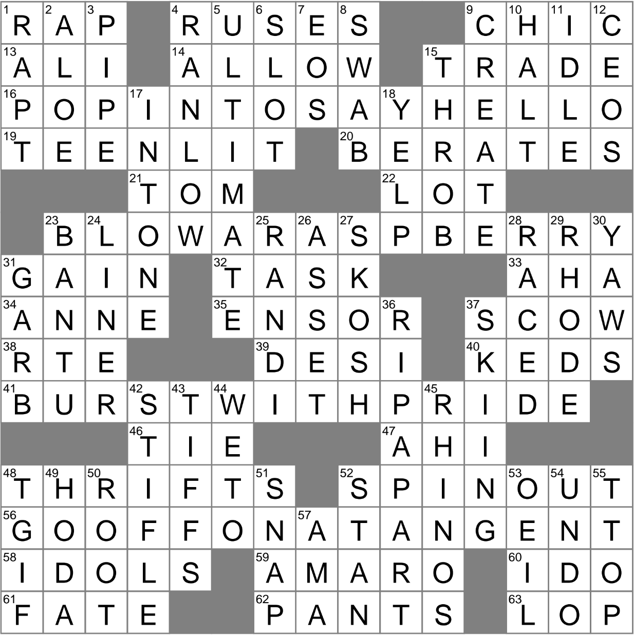 talk deliriously crossword clue