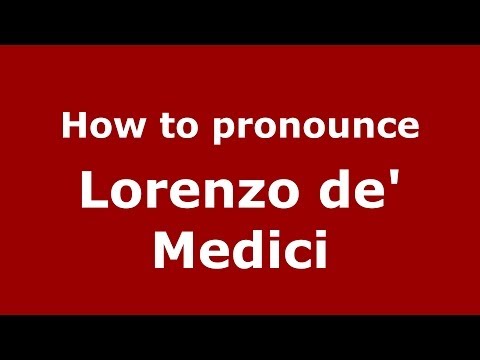 medici pronunciation