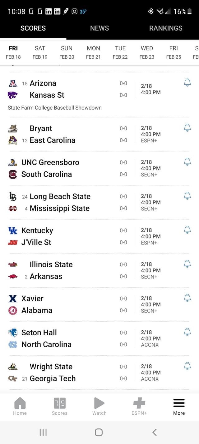 ncaa football espn scores