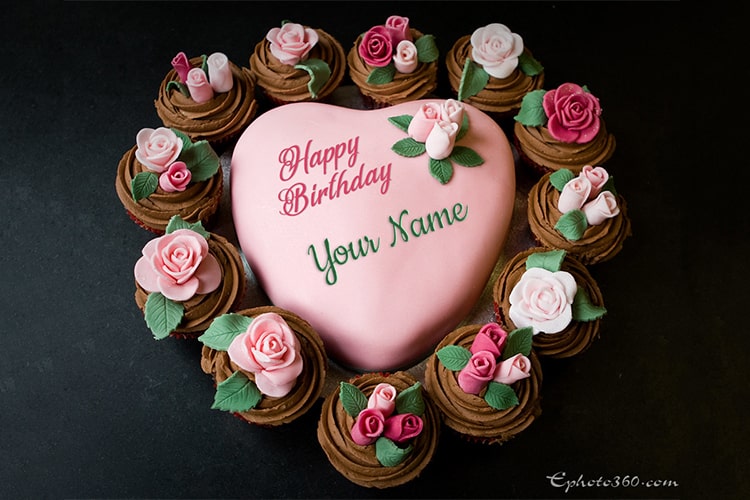 name on a birthday cake