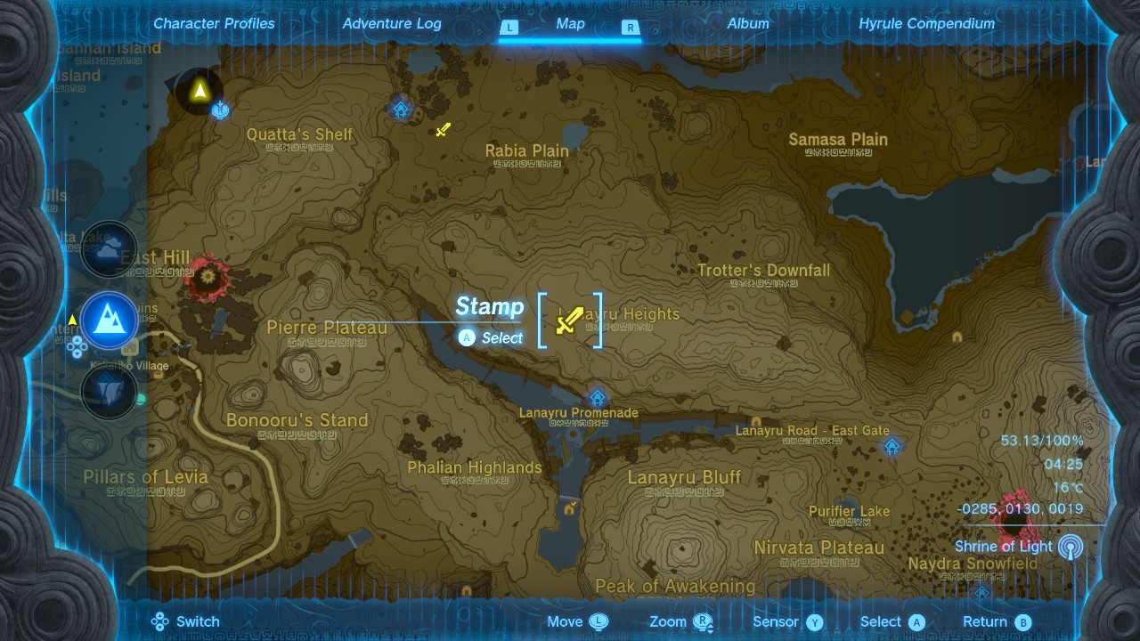 lynel location totk