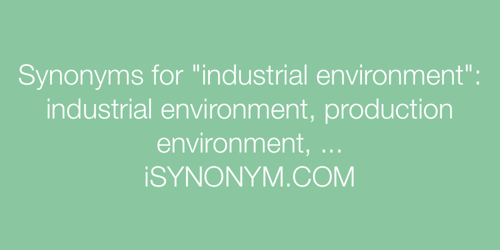 industrial synonym