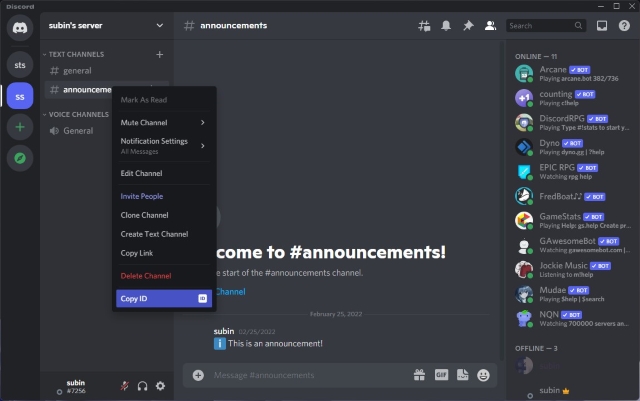 how to turn on developer mode on discord