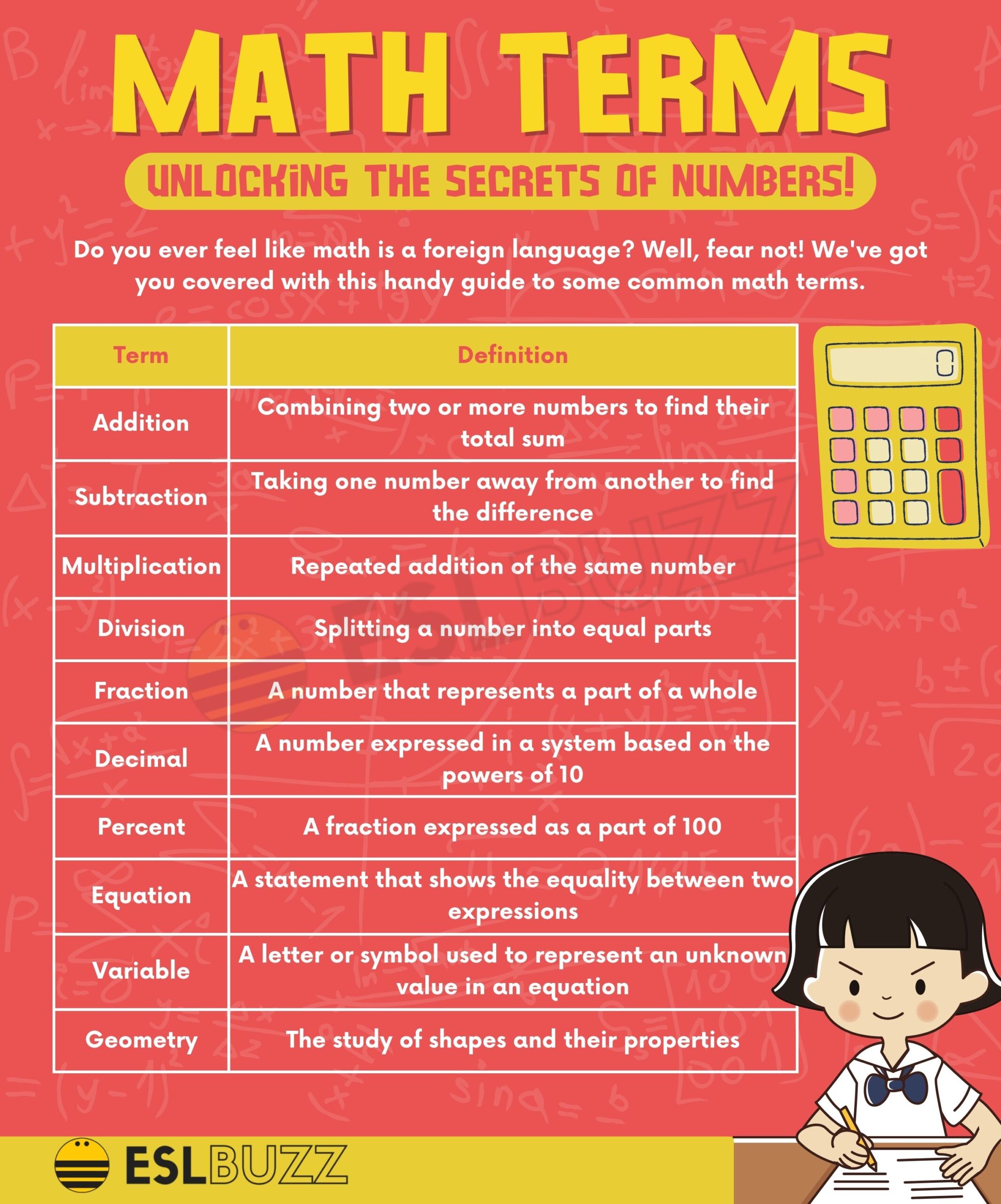 branch of maths 8 letters