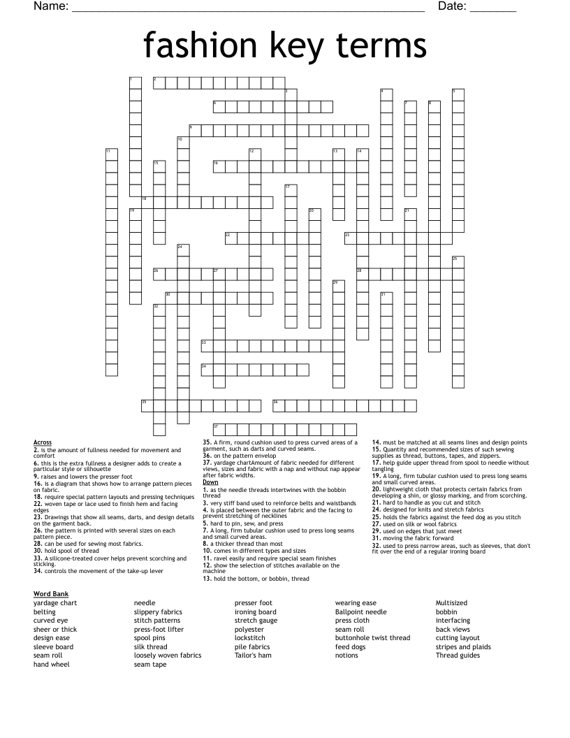 close knit firm crossword clue