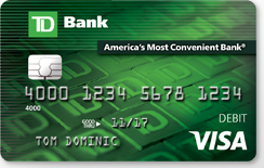 does td bank give you a debit card right away