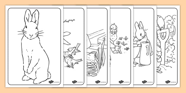 peter rabbit coloring sheets