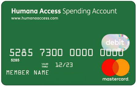 what can i buy with my humana spending account card