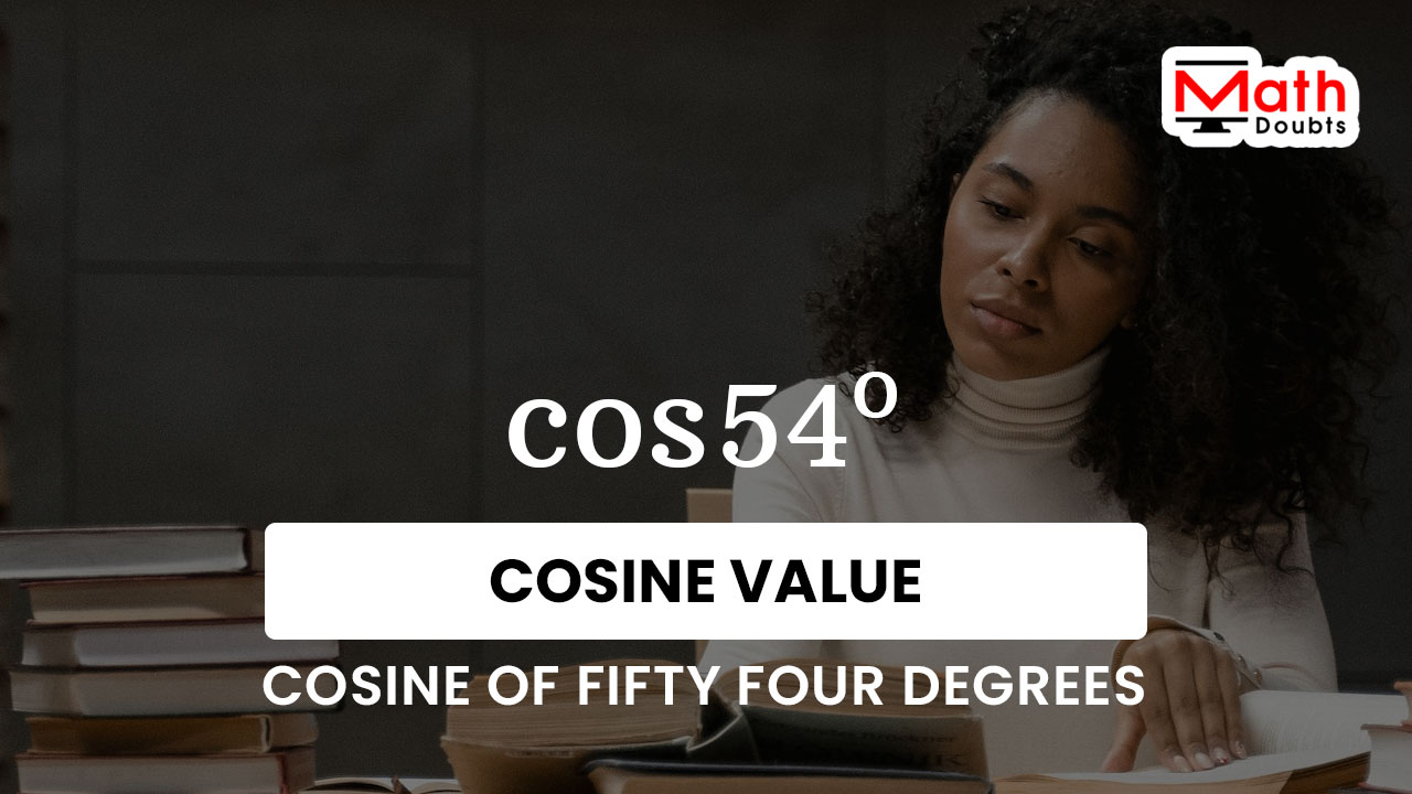 cos 54 degrees