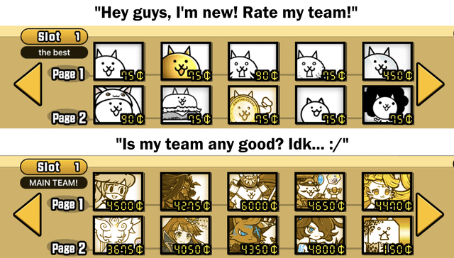 best battle cats team